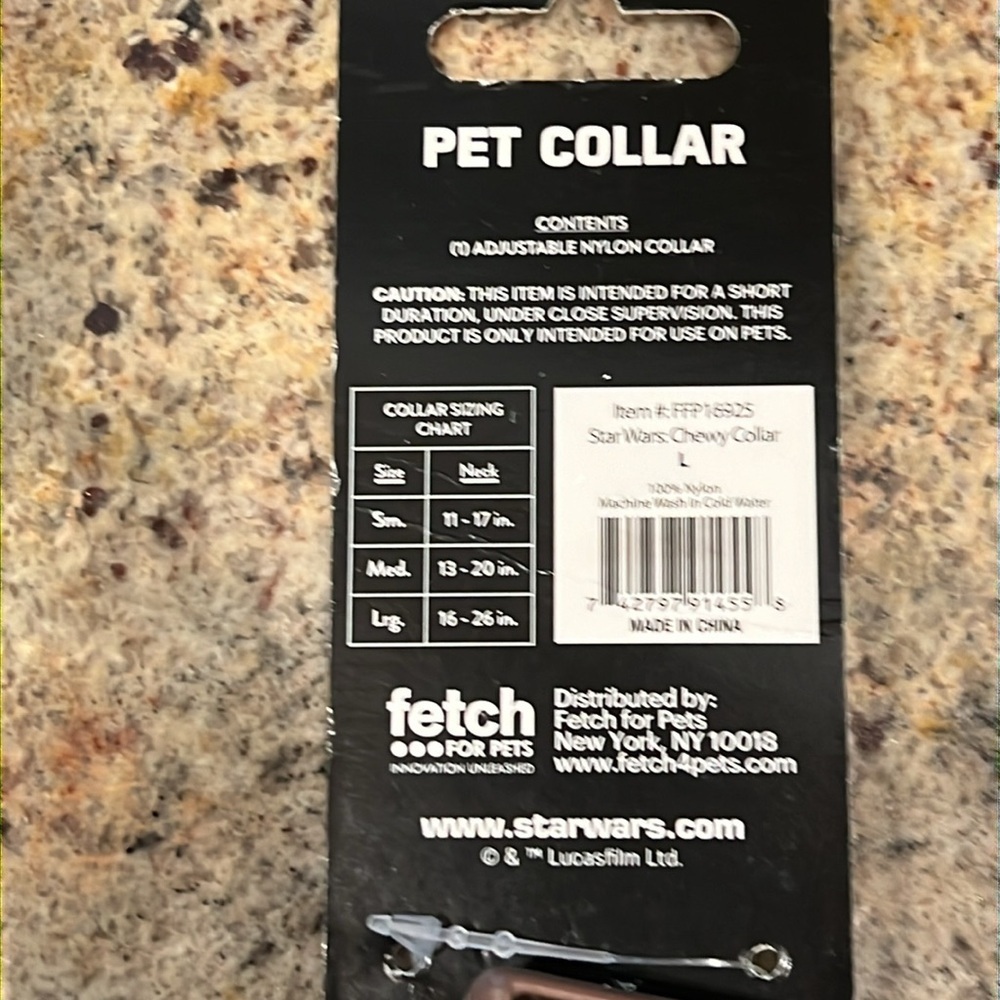 NWT Disney Star Wars Dog Collar Large - Picture 3 of 4